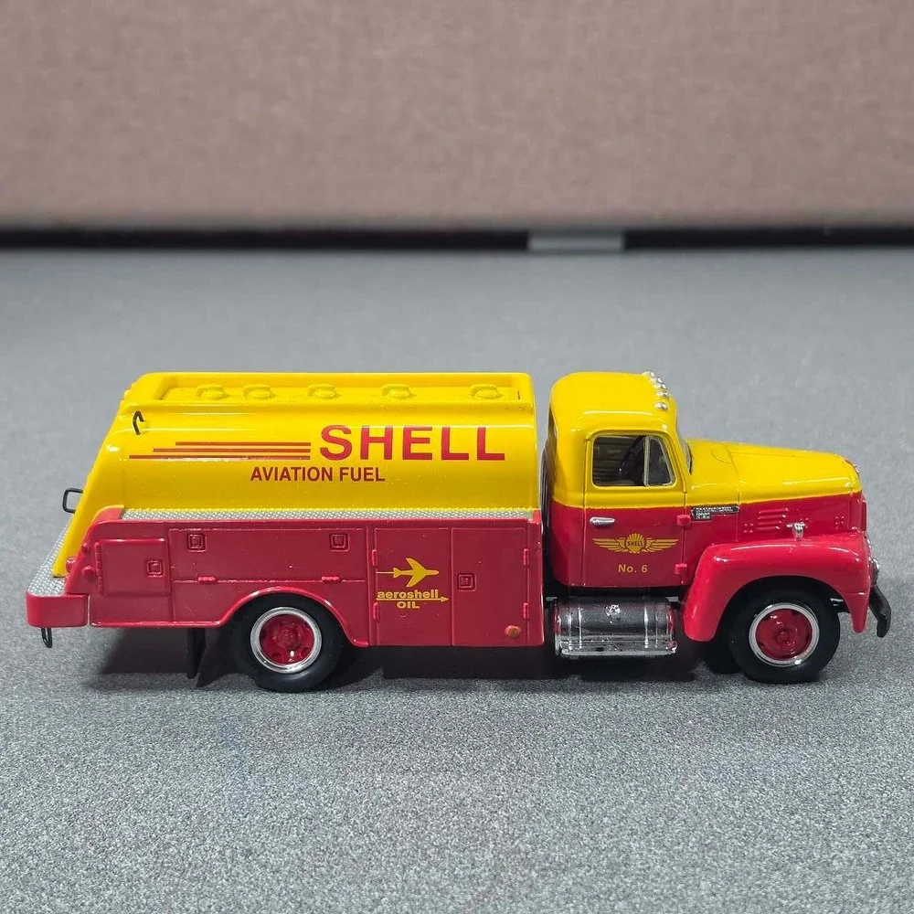 Shell Aviation Fuel Truck & Plane Diecast Set Yellow Red Excellent